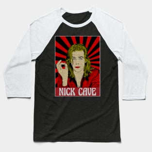 Nick Cave Pop Art Fan Art Baseball T-Shirt